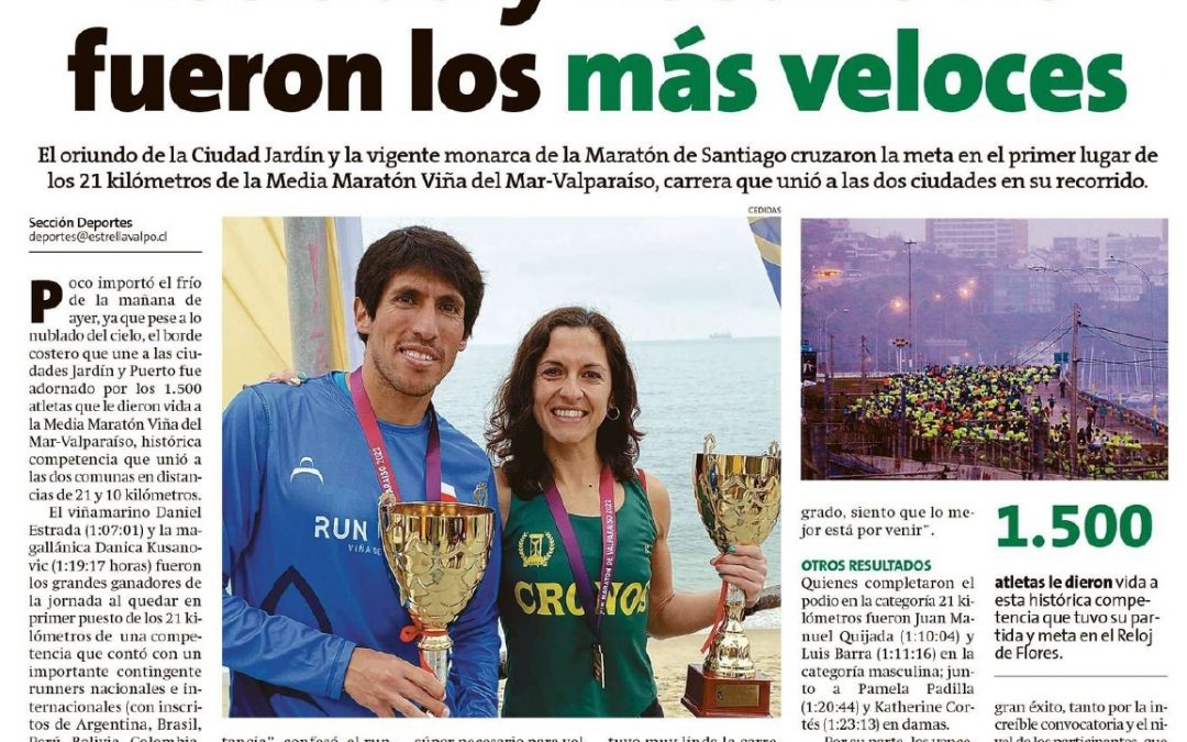 Estrada Y Kusanovic fueron los más veloces