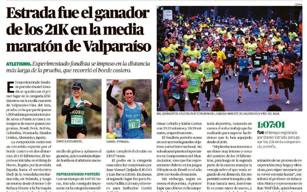 Estrada Fue el ganador de los 21 k