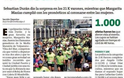 Quilpueíno ganó la Media Maratón